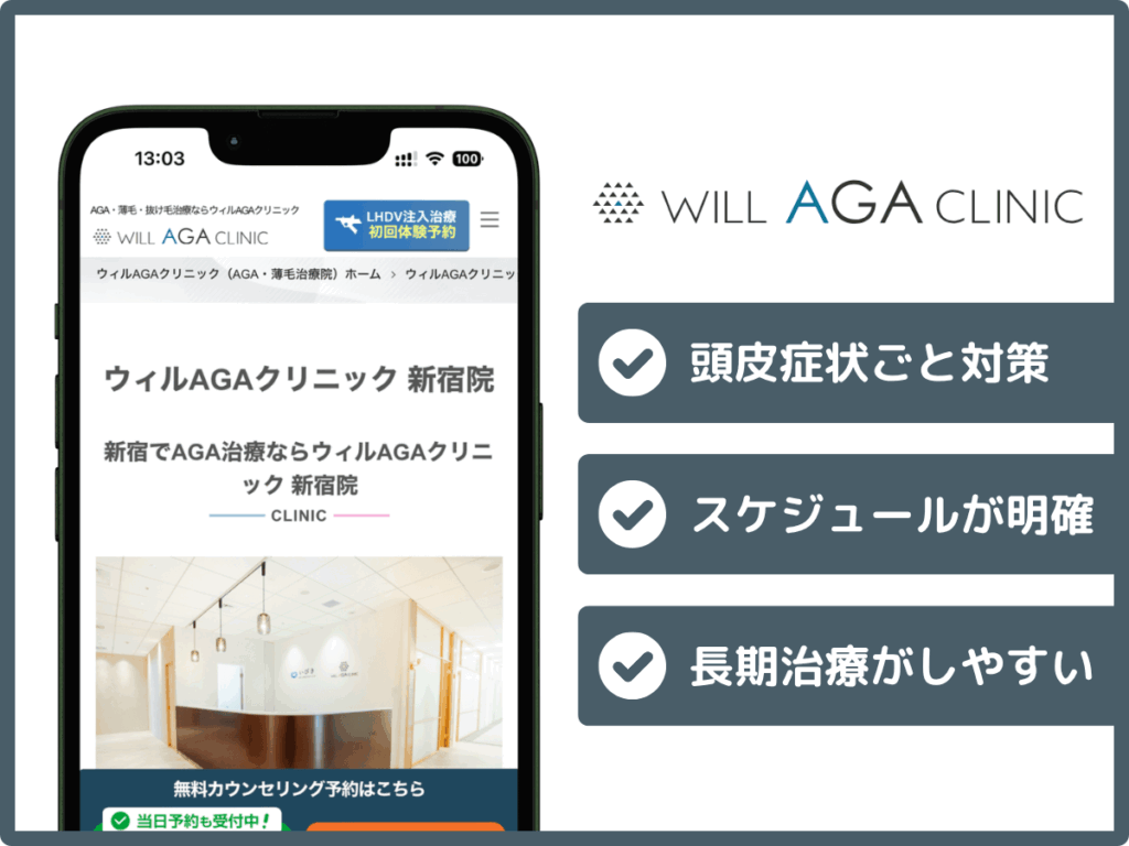 ウィルAGAクリニック新宿院